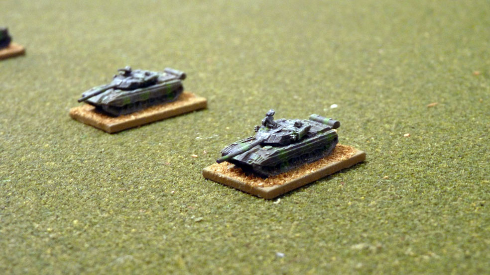 Chinese tanks advance